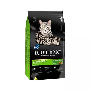 Equilibrio Gatos Adultos Hairball Castrado