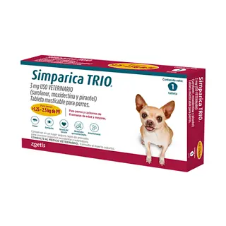 Simparica Trio 1.25 - 2.5 Kg